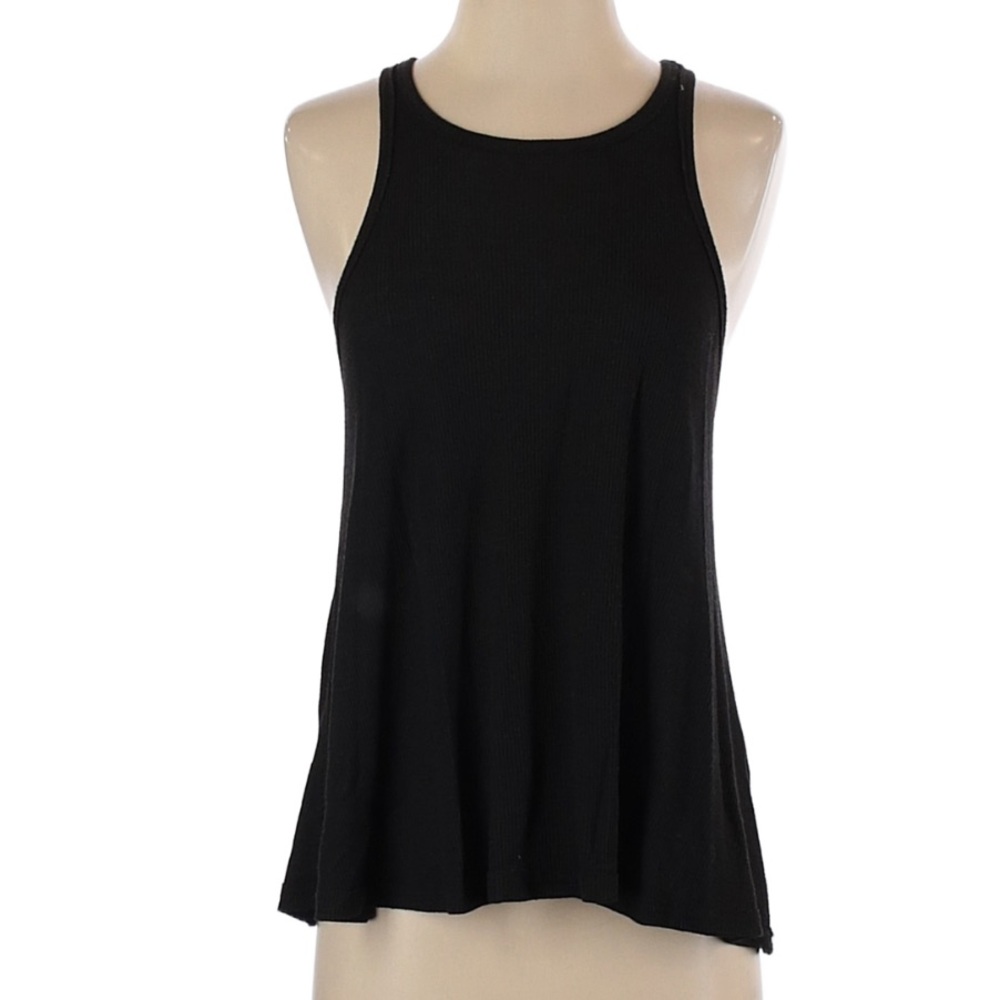 Free People high neck ribbed tank top